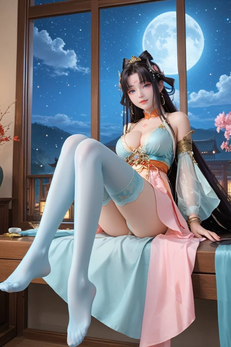 3017-AI绘画-二次元女神高清AI壁纸合集[74套-38.4G] - 全文