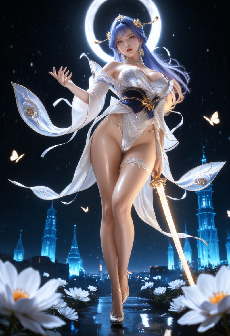 3028-Huachen-AI绘画大神国漫女神图包合集[47套-42G] - 全文