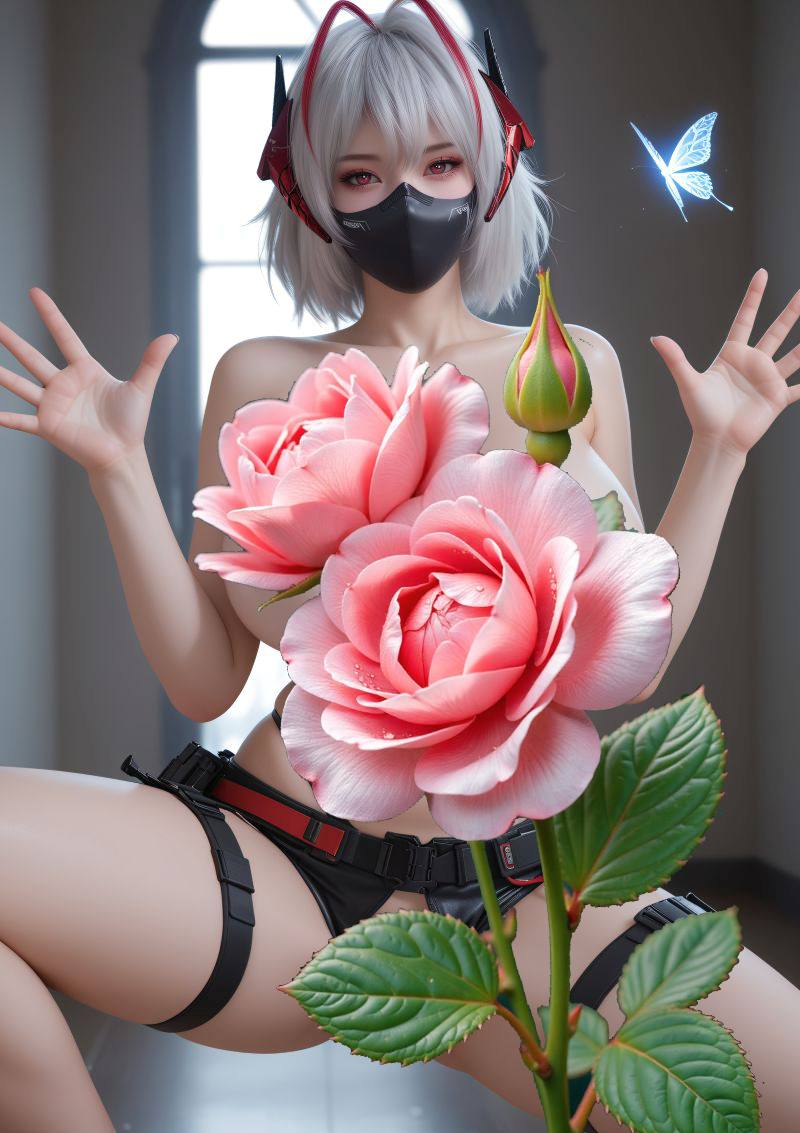 3120-蝶翼-AI绘画大神国漫女神图包合集[19套-26G] - 全文