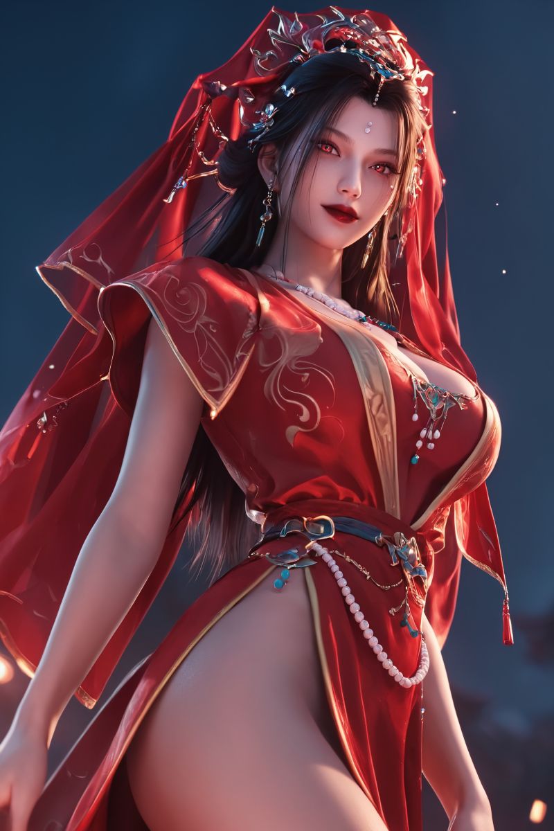 3023-墨迹-AI绘画大神国漫女神图包合集[67套-47G] - 第3页